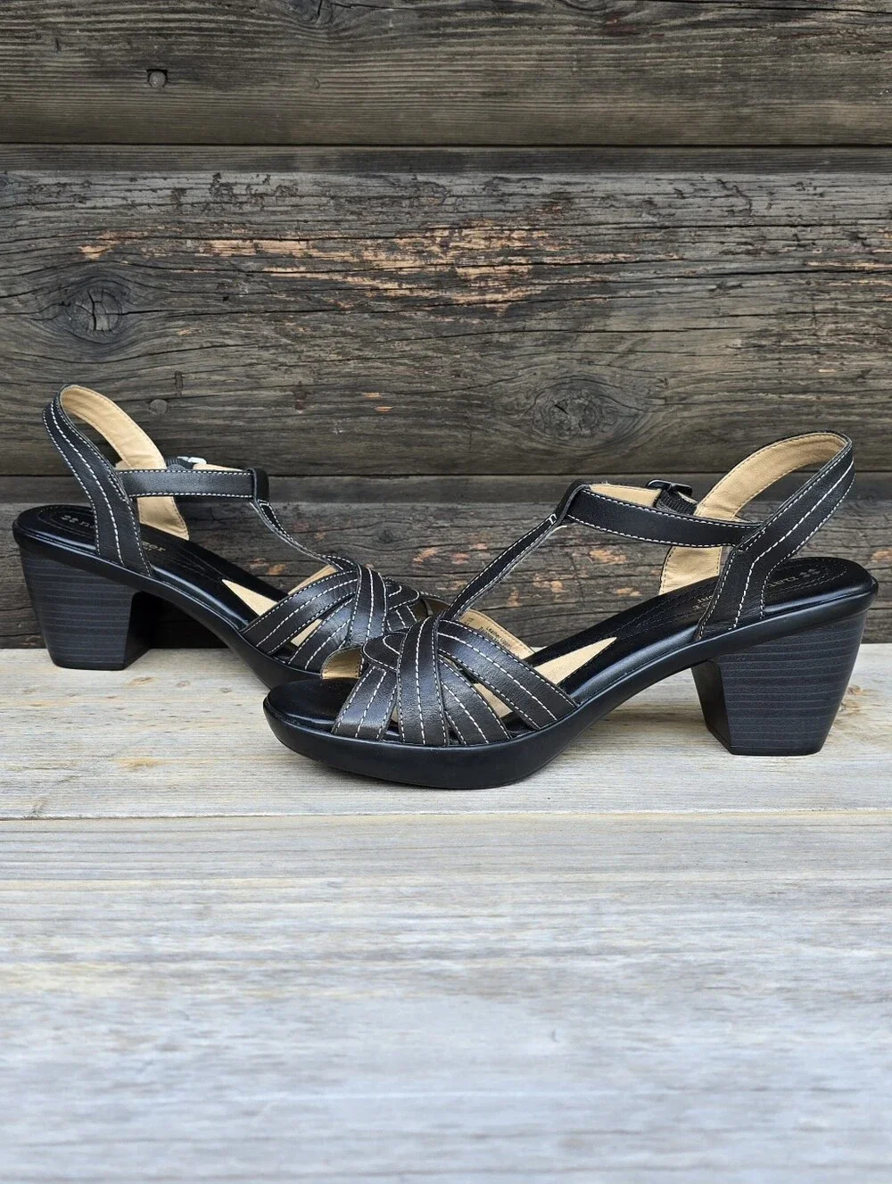 Naturalizer Brunie Y2K Office Siren Revival T-strap N5 Comfort Sandals 8.5M